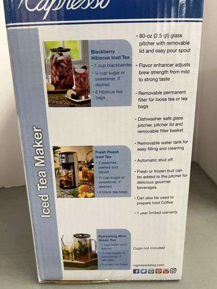 CAPRESSO ICED TEA MAKER IN BOX