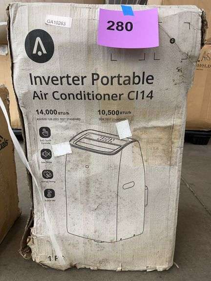 AS IS - INVERTER PORTABLE AIR CONDITIONER IN BOX