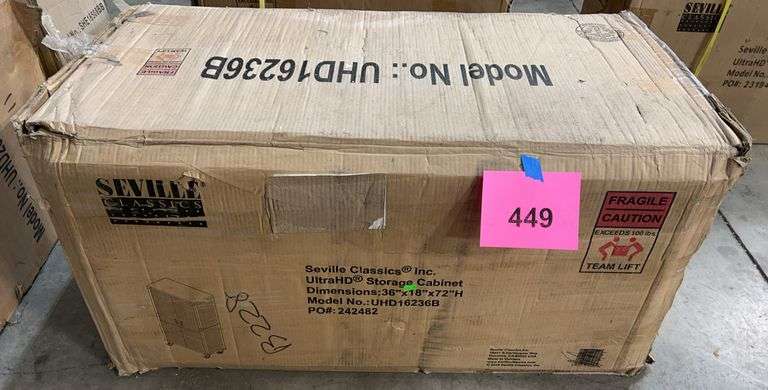 SEVILLE CLASSICS STORAGE CABINET IN BOX