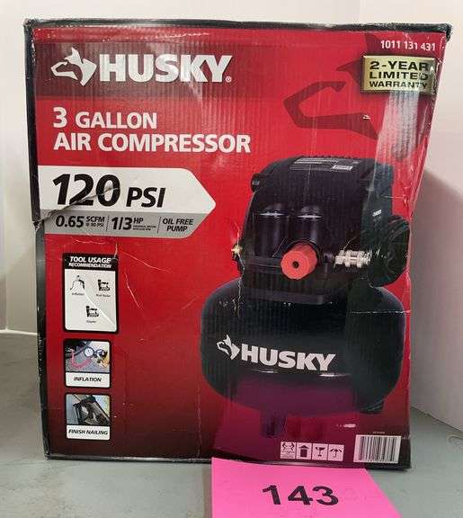 Husky 3 Gallon Air Compressornull