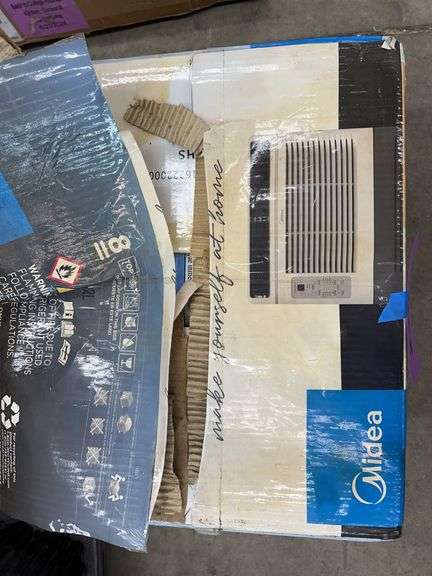 AS IS - MIDEA WINDOW AIR CONDITIONER IN BOX