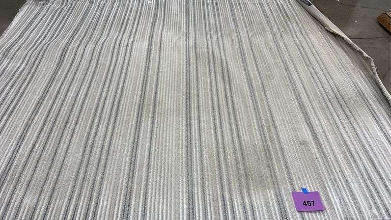 SAFAVIEH EVERLY 8FTx10FT AREA RUG - LIGHT GREY/ IVORY