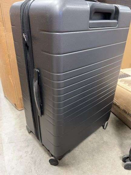 AS IS - 2PC HARDSHELL LUGGAGE SET - GREY