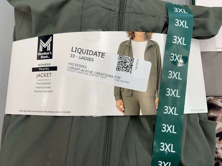 (3) WOMENS TRAVEL JACKETS - SIZE 3XL
