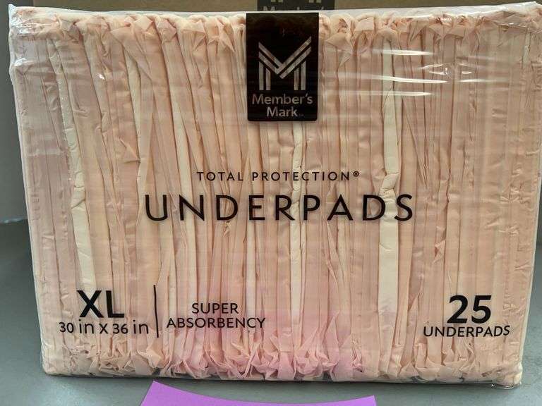 (8) PACKS OF UNDERPADS - SIZE XL