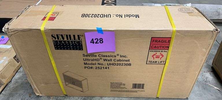 SEVILLE CLASSICS WALL CABINET IN BOX