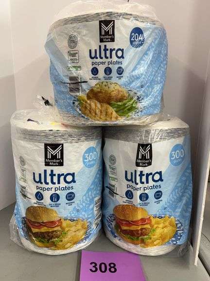 (3) PACKS OF PAPER PLATES