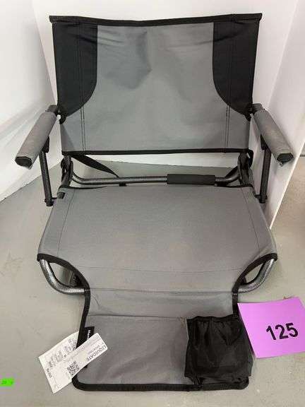 PORTABLE STADIUM SEAT - GREY