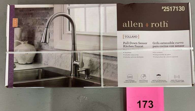 NEW ALLEN + ROTH PULL DOWN SENSOR KITCHEN FAUCET IN BOX - Earl's ...