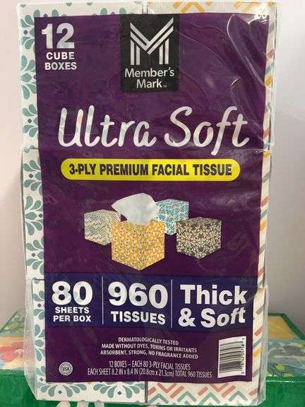 (2) PACKS OF FACIAL TISSUES