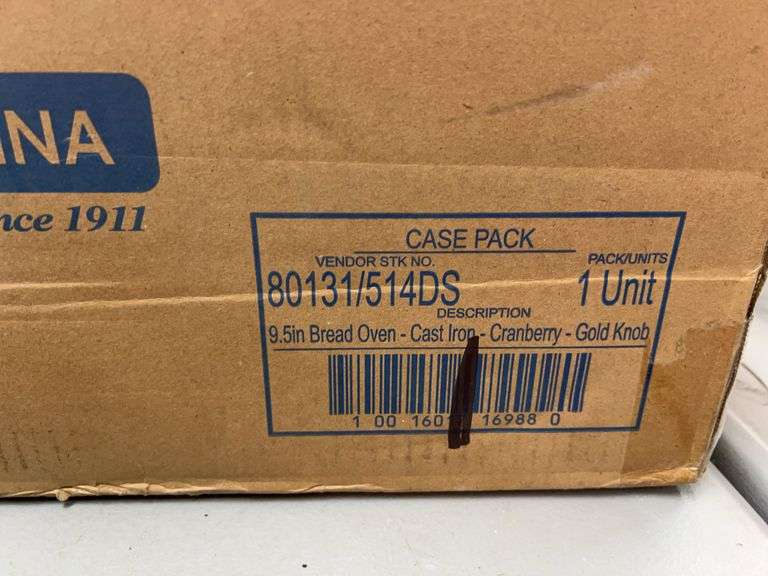 TRAMONTINA 9.5" BREAD OVEN W/ BOX - CRANBERRY