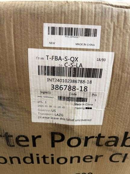 AS IS - INVERTER PORTABLE AIR CONDITIONER IN BOX