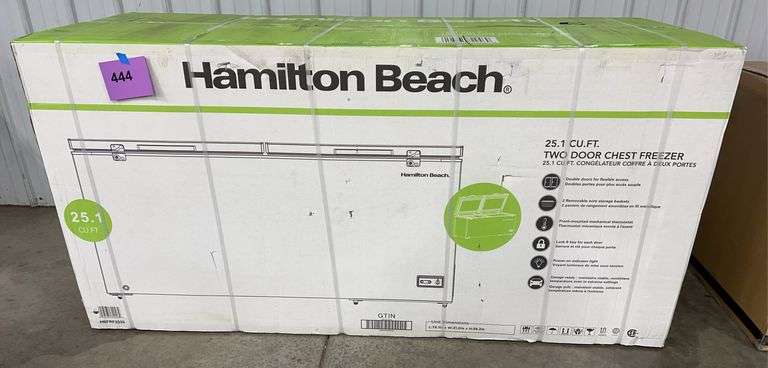 HAMILTON BEACH 25.1CU FT CHEST FREEZER IN BOX