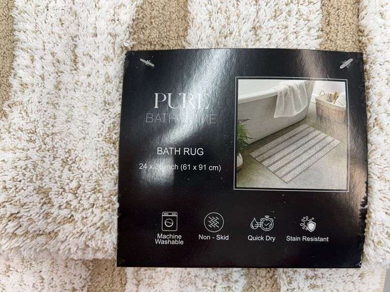 3PC HOME LOT - RUGS & TOWELS