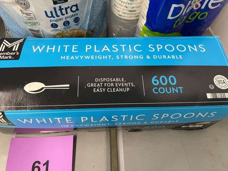 3PC SERVEWARE LOT - PLATES, CUPS & SPOONS