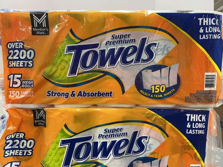 (2) PACKS OF PAPER TOWELS