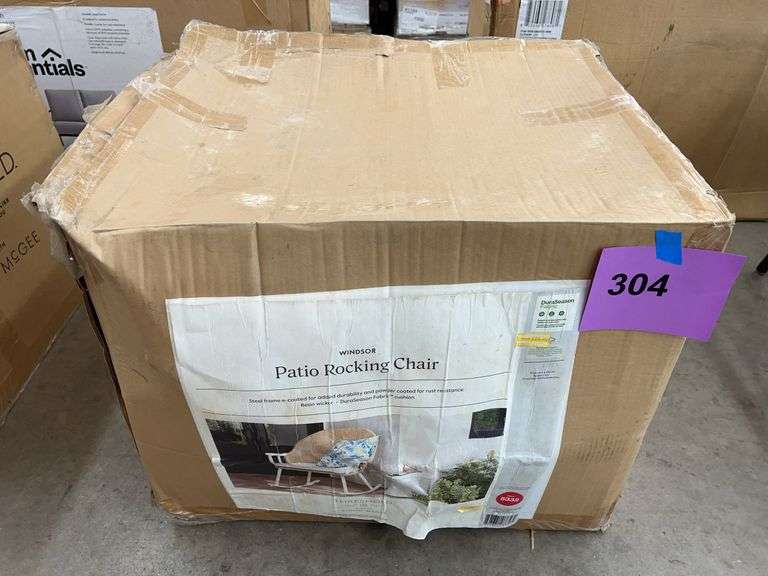 THRESHOLD WINDSOR PATIO ROCKING CHAIR IN BOX