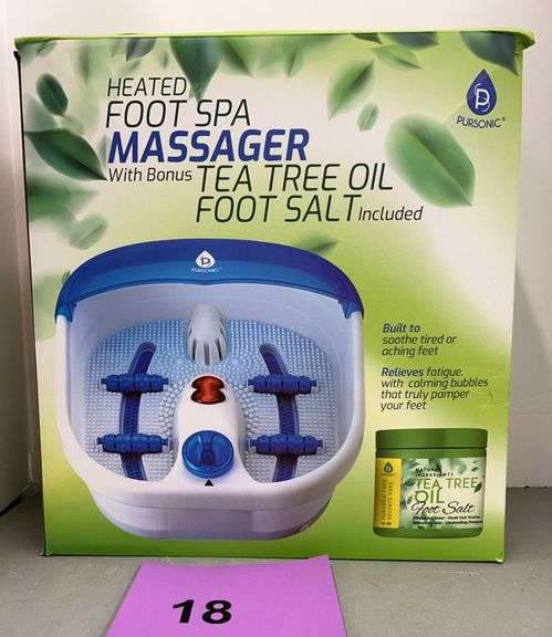 PURSONIC FOOT SPA MASSAGER IN BOX
