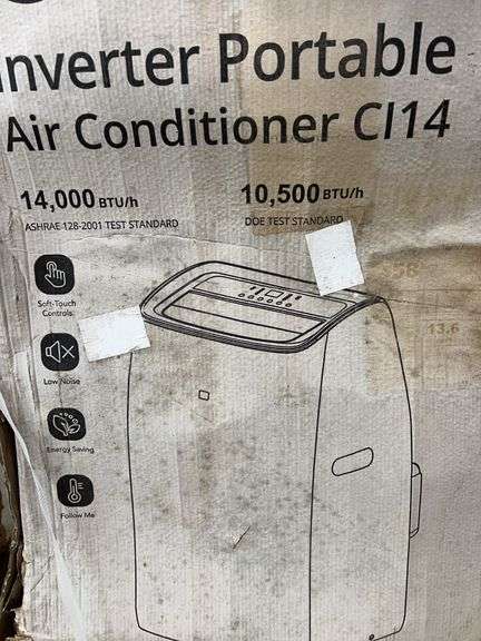 AS IS - INVERTER PORTABLE AIR CONDITIONER IN BOX