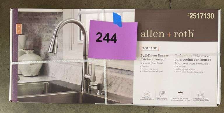 NEW ALLEN + ROTH PULL DOWN KITCHEN FAUCET IN BOX
