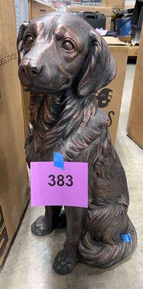 GOLDEN RETRIEVER DOG STATUE