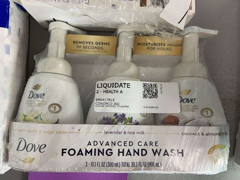 4PC SOAP LOT - DOVE, DIAL & SAFEGUARD