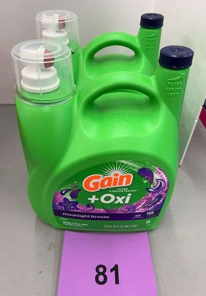(2) JUGS OF GAIN DETERGENT