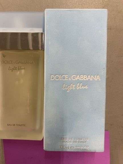 DOLCE & GABBANA LIGHT BLUE 100ML COLOGNE W/ BOX