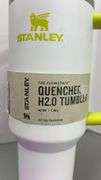 STANLEY 40OZ QUENCHER H2.0 TUMBLER - WHITE & GREEN