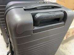 AS IS - 2PC HARDSHELL LUGGAGE SET - GREY