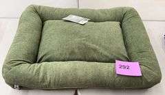 BOLSTER DOG BED - GREEN