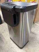 GLAD 20GAL STAINLESS STEEL STEP TRASHCAN