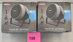(2) VORNADO TRAVEL AIR CIRCULATORS IN BOXES