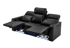 ASTHON THEATER SOFA IN BOX - BLACK