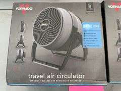 (2) VORNADO TRAVEL AIR CIRCULATORS IN BOXES