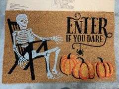 (2) HARVEST DOORMATS - ENTER IF YOU DARE