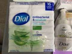 4PC SOAP LOT - DOVE, DIAL & SAFEGUARD