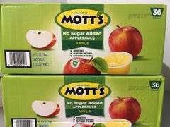 (2) BOXES OF MOTTS APPLESAUCE CUPS