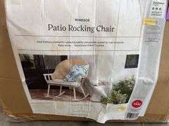 THRESHOLD WINDSOR PATIO ROCKING CHAIR IN BOX