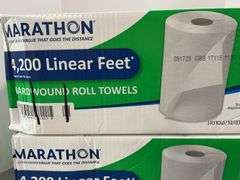 (2) BOXES OF MARATHON PAPER TOWELS