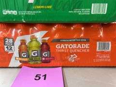 (2) PACKS OF DRINKS - GATORADE & SPRITE