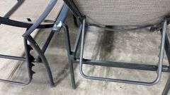 AS IS - (2) ALL WEATHER PATIO CHAISE LOUNGES