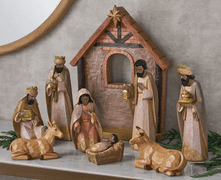 10PC NATIVITY SET IN BOX