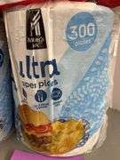 3PC SERVEWARE LOT - PLATES & NAPKINS