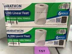(2) BOXES OF MARATHON PAPER TOWELS