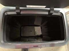 AS IS - (2) TRAMONTINA TRASH CANS