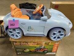 AS IS - (2) KIDS RIDE ONS - BLUEY & MOWER