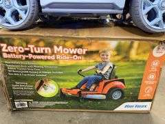 AS IS - (2) KIDS RIDE ONS - BLUEY & MOWER