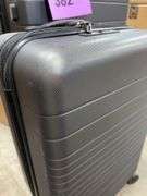 AS IS - 2PC HARDSHELL LUGGAGE SET - GREY