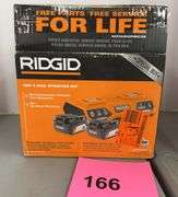 RIDGID 18V 4.0AH STARTER KIT IN BOX